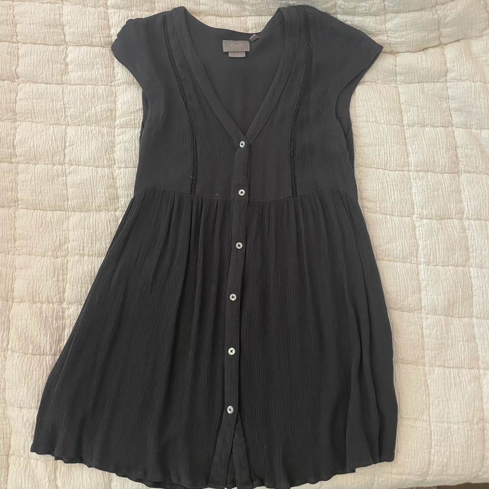Anthropologie dark blue dress/ cover up.
